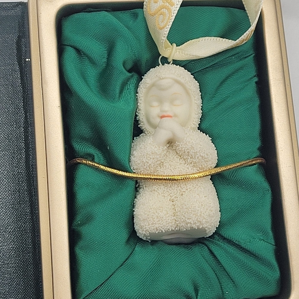 Shall I Play for You in Box Department 56 Retired Snowbabies Christmas Ornament - Picture 7 of 7